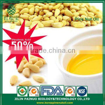 Unbelievable! Pinolenic Acid 50% Bulk Cold Press Deep Virgin Extract Pine Nut Oil