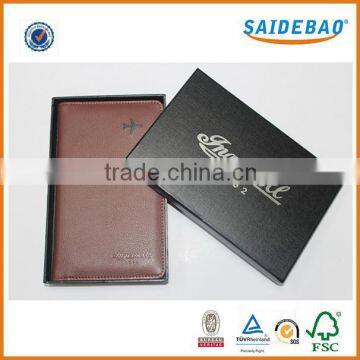 Custom Leather passport holder,hot-selling leather passport holder,passport holder with gift box