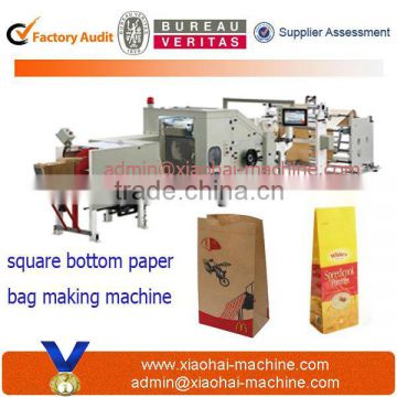 equipment for the manufacture of paper bags