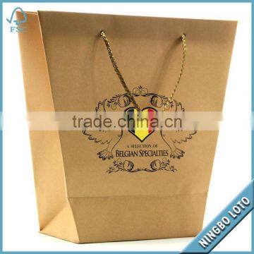 Handy Kraft Paper Bag for Belgian Specialties