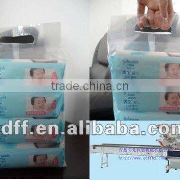 Wet Tissue With Handle Hole Wrapper Machine