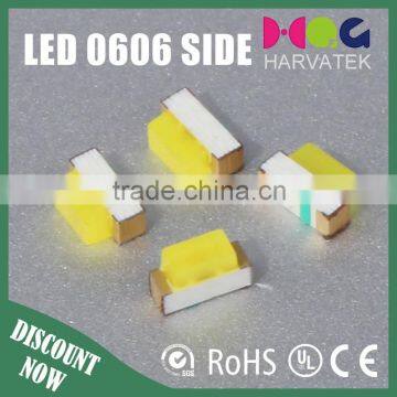 High lumens white RIGHT ANGLE 75mw smd 0603 led chips