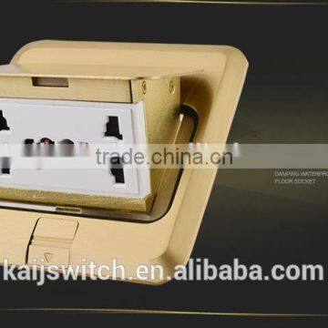 Multifunctional Aluminum Floor Sockets / Aluminum Floor Outlet