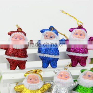 Factory Sale Attractive Style Cheap Small Powder Santa Claus Christmas Tree Decorations in Many Style photo-3