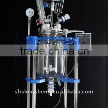 Reactor pharmaceutical 5L Borosilicate Condenser Vacuum