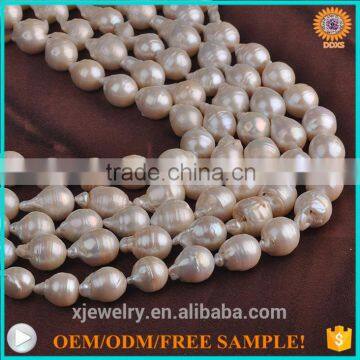 natural freshwater teardrop pearl beads