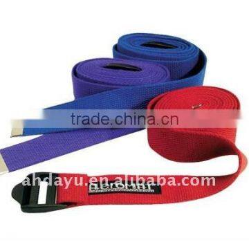 Cinch Buckle Cotton Yoga Strap