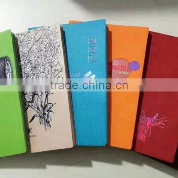 2016 a5 leather diary notebooks with pu cover business notebook