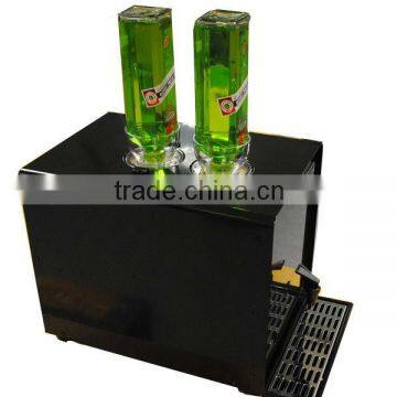 2 Bottle liquor Liquid Wine Juice Drink dispenser, Shot Chiller Machine LED Display with Tap Dispensing