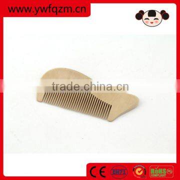 Fish shape wooden beard hair comb