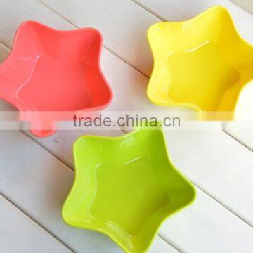 Food Grade Recyled Plastic Star Shape Melamine Bowl