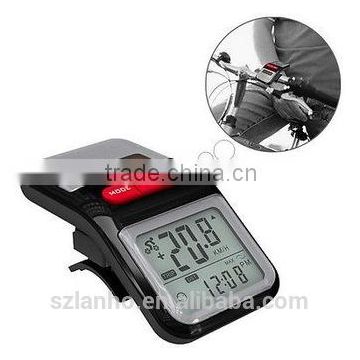 2016 Popular electric Solar Powered Cycling Bike Bicycle Computer LCD Digital Odometer Speedometer