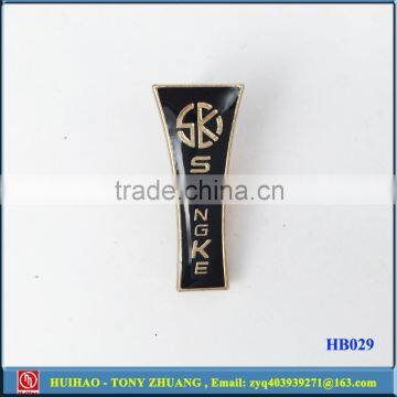 black color metal tag for bags and clothes