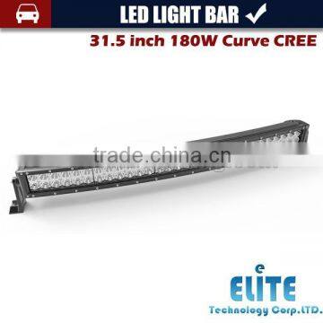 31.5 inch 180w led police truck light bar curve Work Lights