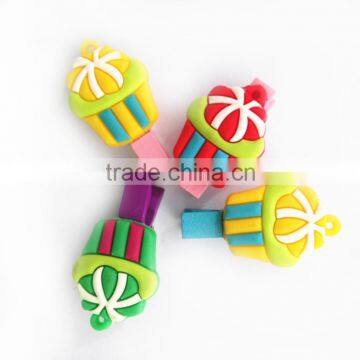 Funny Cute Shaped Soft Rubber Stationery Paper Clips Colorful PVC Bookmark