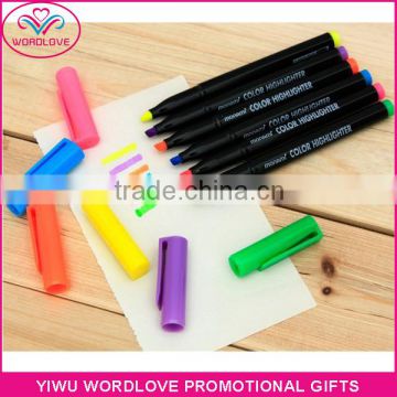 bulk wholesale plastic multicolors highlighter fluorescent writing pens