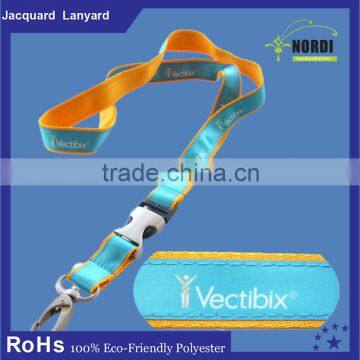 Wholesale Promotion Product Custom Woven Polyester Lanyards