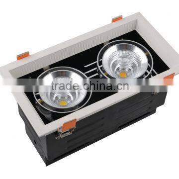 LED double COB 80W Square High Power Recessed downlight TEC002HGT80W