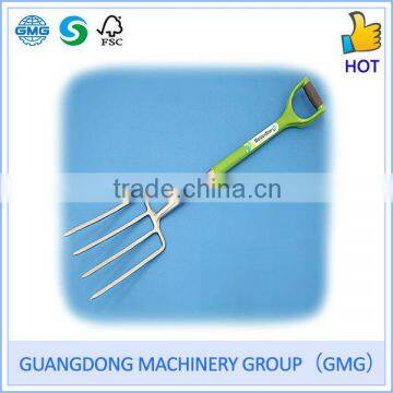 Extra Long Carbon Stainless Steel Digging Fork With Ash Wood Shaft And Cushioned Grip (GMG)