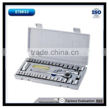 40PCS 1/4'' and 3/8'' Dr. Mini Small Ratchet Socket Set