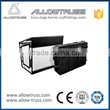 Handy safe aluminum DJ Adjustable folding table
