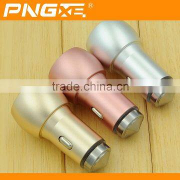 PNGXE New Arrival Wholesale Aluminum Dual Usb Universal Car Charger For Smartphone