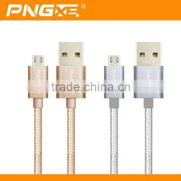 2015 high quality popular usb fast charging cable for iphone5 8 pin braided cable