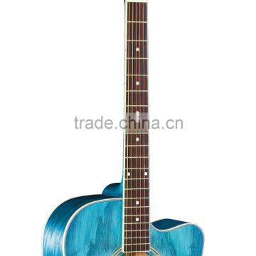 Wholesale Good Quality Custom Logo Chinese Acoustic Guitar Colorful Hot Selling photo-3