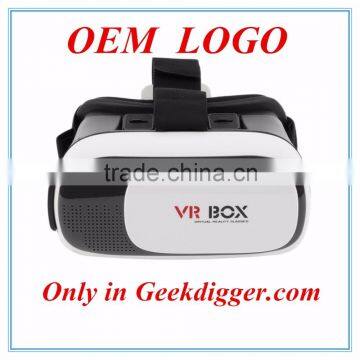 OEM LOGO VR BOX 2.0 Version Virtual Reality Glasses VR BOX & Google cardboard OEM LOGO low quantity