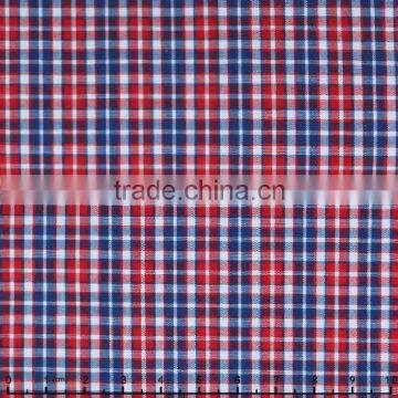 James 100% Cotton Yarn Dyed Fashion Plain Check Poplin Shirting Fabric Series One photo-2