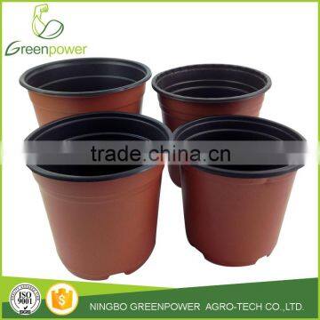 ps material round light weight plastic flower pots