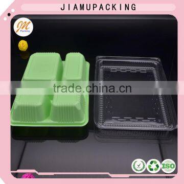 Eco Friendly Disposable Plastic Bento Box, Four Compartments Bento Packing Box photo-2