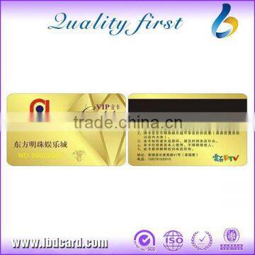 Magnetic Strip Plastic Cards With Signature RFID Cards Printing