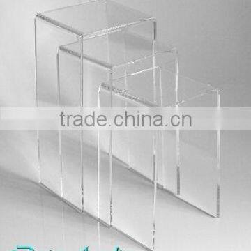 Tall Clear Acrylic Risers Display Stands VJC1130007