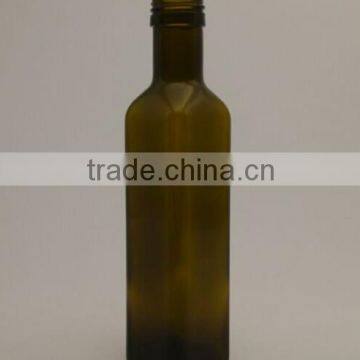 250ml quadra square glass bottle for olive oil