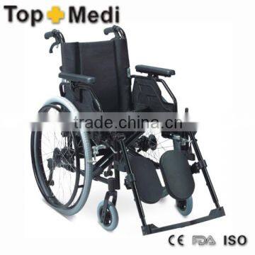 Rehabilitation Therapy Supplies Floding manual transit wheelchair