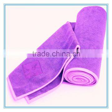 OEM knitting customized yoga towel microfiber