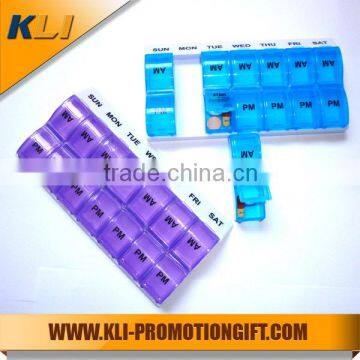 plastic weekly pill box