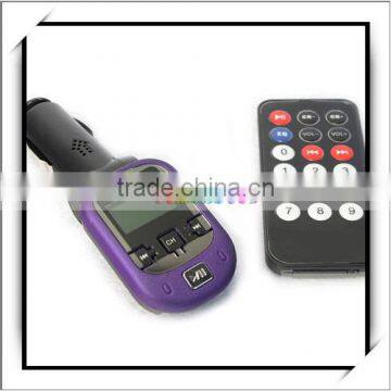 Car audio MP3 cd Player adapter with FM Modulator Purple