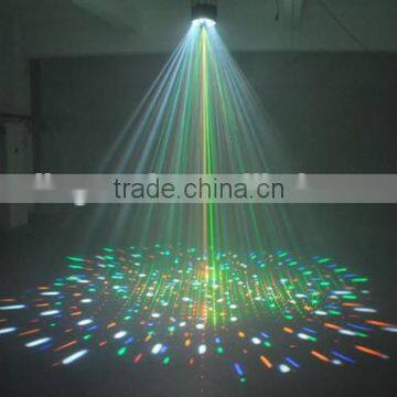 3-in-1 LED Strobe Laser Stage Light 8 Patterns Mini RG Laser photo-2