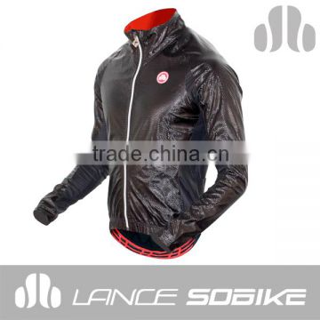 Prototype exotic fabric windproof cycling jacket