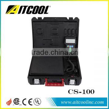 electronic refrigerant charing scale for auto a/c system CS-100/CS-100V