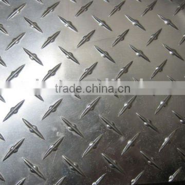 Aluminum checkered sheet diamond pattern