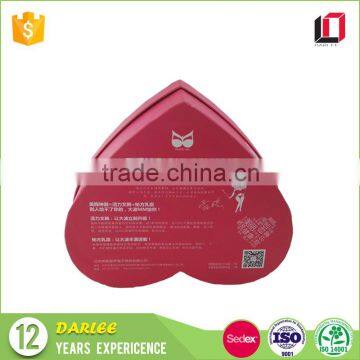 China Factory Hot Sale Cardboard Paper Heart Shape Fashion High Class Girls Sexy Bra Panty Lingerie Packaging Box With Own Logo