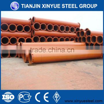 cork screw spin corrugated steel pipe with flanges