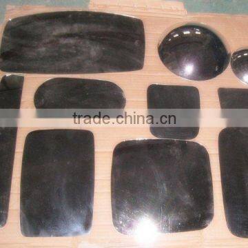 Aluminium convex round mirror glass