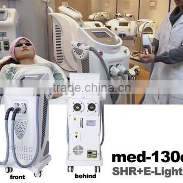 IPL+E-light+SHR beauty machine/ 2015 AFT SHR Golden manufacture super hair removal machine / shr hair removal