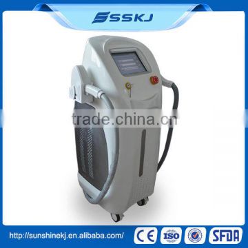 2016 vertical 2 in 1 fda approved laser hair removal machine with 808 and ipl