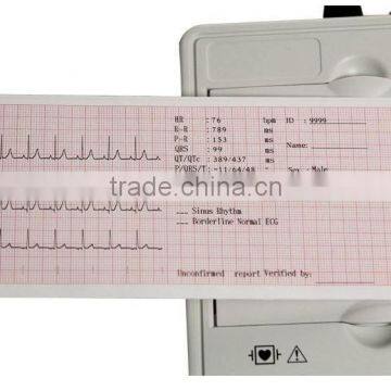 12 Lead 3 Channel EKG Monitor Electrocardiograph Electrocardiogram Portable Ecg Machine photo-6