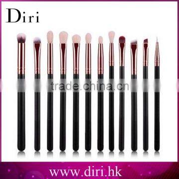 12pcs rose gold pony hair comestic powder makeup brushes sets